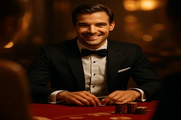 আলোকিত রুলেট চাকা ও ক্যাসিনো চিপসের দৃশ্য, যা লাইভ গেমের উত্তেজনা বাড়িয়ে তোলে